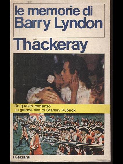 Le memorie di Barry Lyndon - William M. Thackeray - copertina