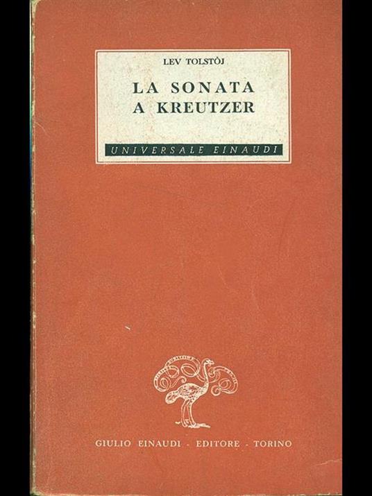 La sonata a Kreutzer - Lev Tolstoj - copertina