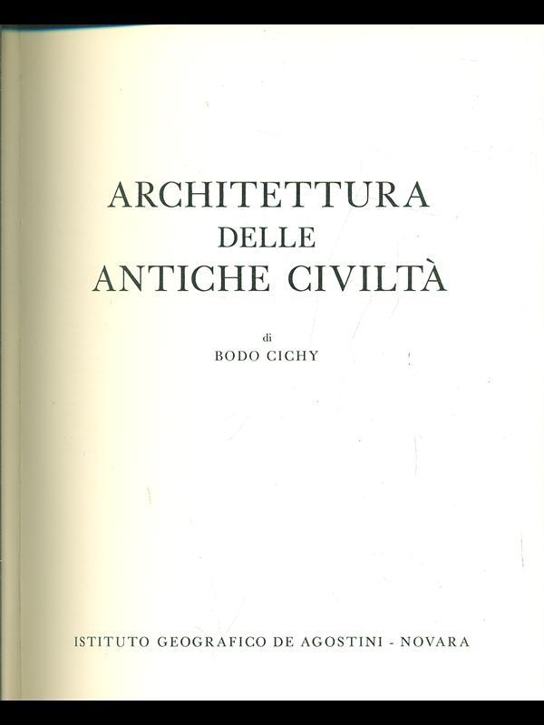 Architettura delle antiche civiltà