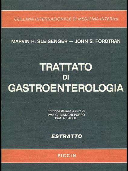Trattato di gastroenterologia - John S. Fordtran,Marvin H. Sleisenger - copertina