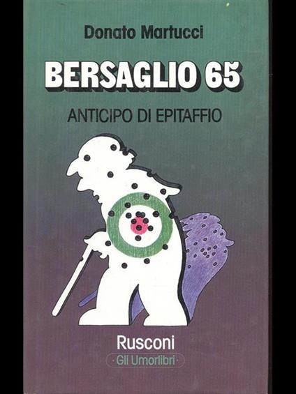 Bersaglio 65 - Donato Martucci - copertina