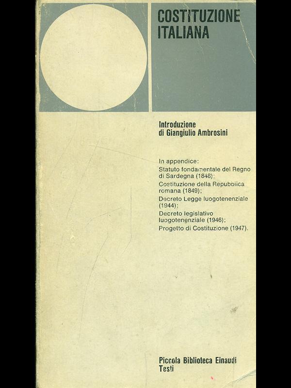 Costituzione italiana