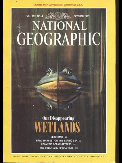 National Geographic. Vol. 182 n4 october1992 - copertina