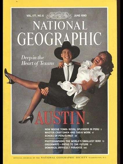 National Geographic. Vol. 177 n6 june1990 - copertina