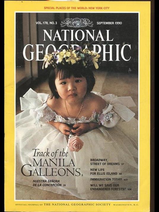 National Geographic. Vol. 178 n3 september1990 - copertina