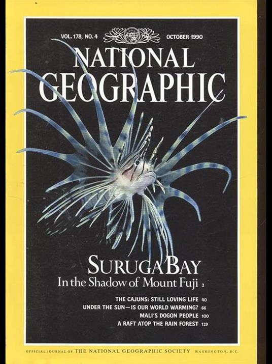 National Geographic. Vol. 178 n4 october1990 - copertina