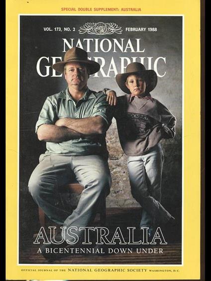 National Geographic. Vol. 173 n2 february1988 - copertina