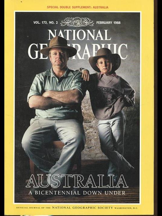 National Geographic. Vol. 173 n2 february1988 - copertina