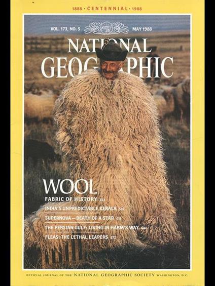 National Geographic. Vol. 173 n 5 may 1988 - copertina