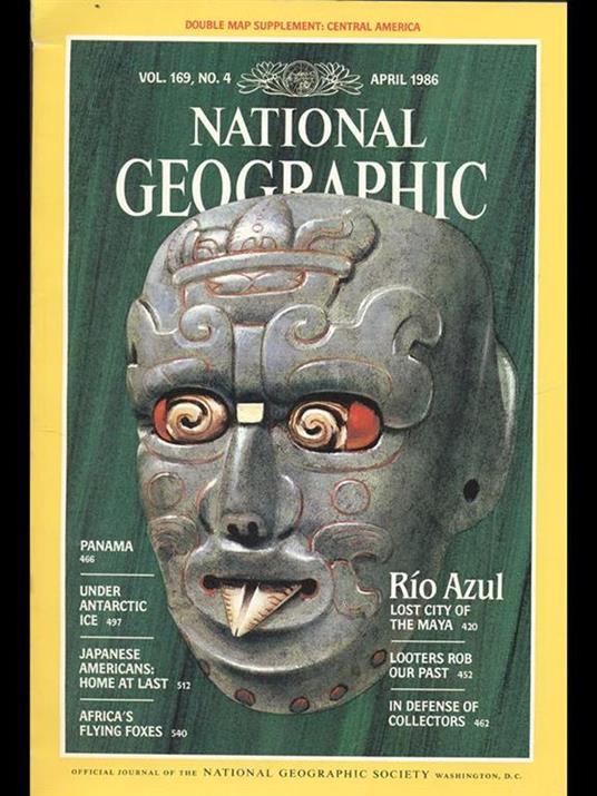 National Geographic. Vol. 169 n. 4 / aprile 1986 - copertina