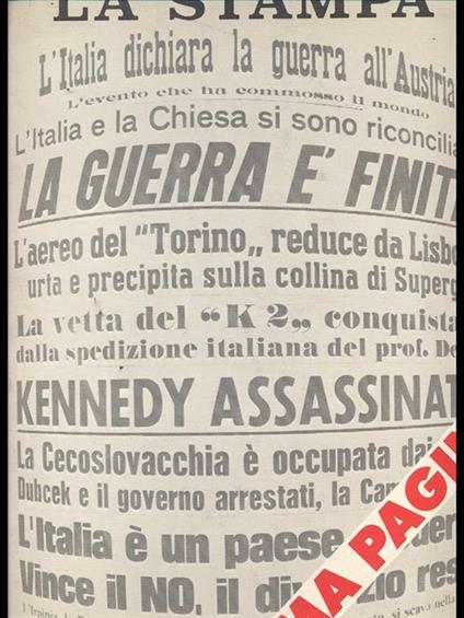 Prima Pagina. La Stampa 1867-1981 - copertina