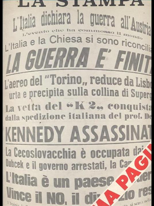 Prima Pagina. La Stampa 1867-1981 - copertina