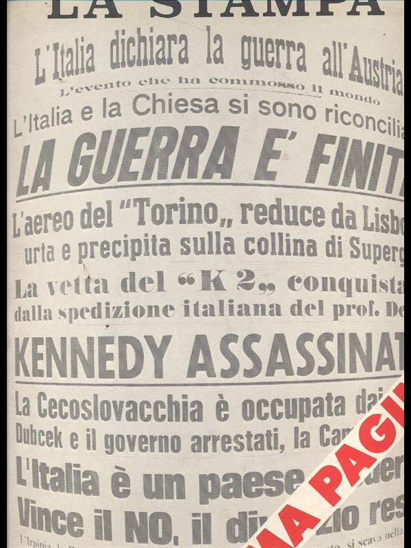 Prima Pagina. La Stampa 1867-1981