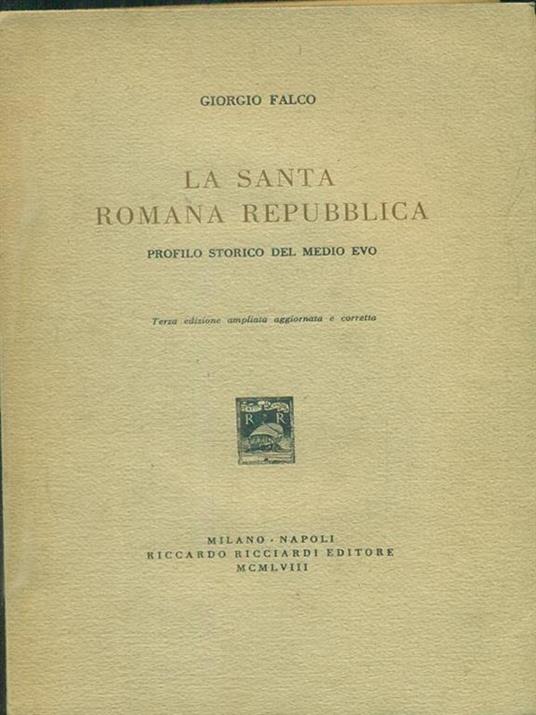 La Santa Romana Repubblica - copertina