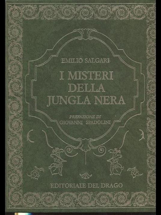 I misteri della Jungla Nera - Emilio Salgari - copertina