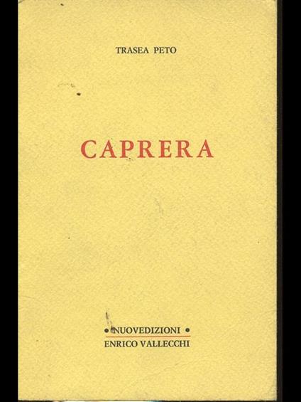 Caprera - Trasea Peto - copertina