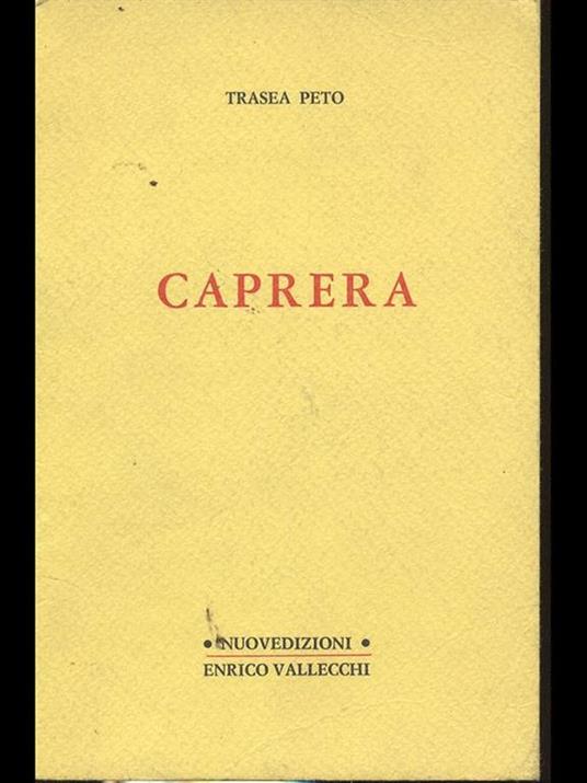 Caprera - Trasea Peto - copertina