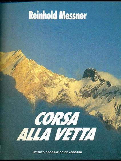 Corsa alla vetta - Reinhold Messner - copertina