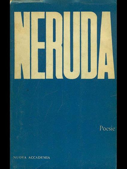 Poesie - Pablo Neruda - copertina