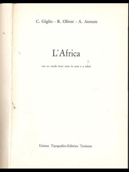 L' Africa - copertina