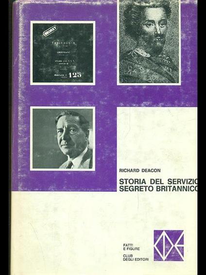 Storia del servizio segreto britannico - Richard Deacon - copertina