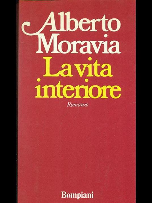 La vita interiore - Alberto Moravia - copertina