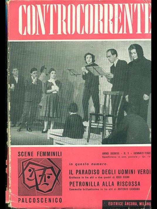 Controcorrente n. 1/gennaio 1960 - copertina