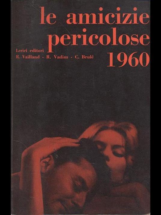 Le amicizie pericolose 1960 - copertina