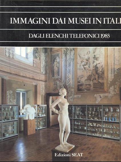 Immagini dai musei in Italia daglielenchi telefonici 1983 - copertina