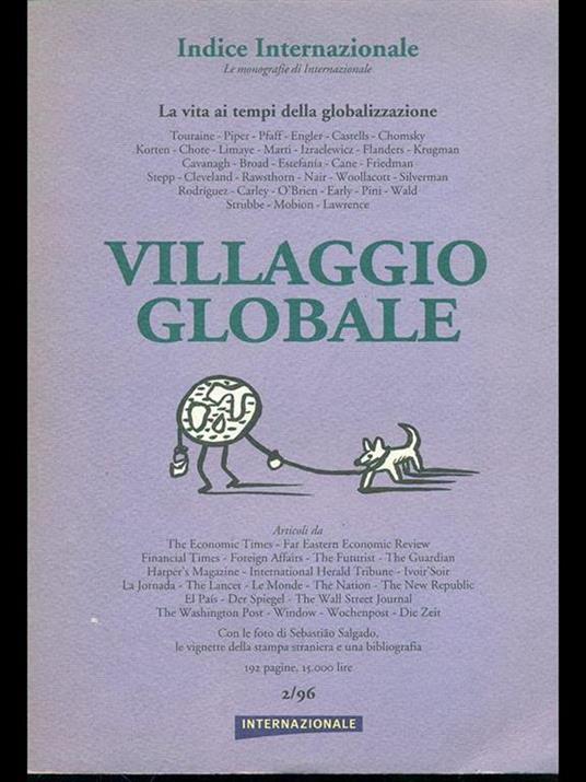 Villaggio globale. Indice Internazionale 2/96 - copertina