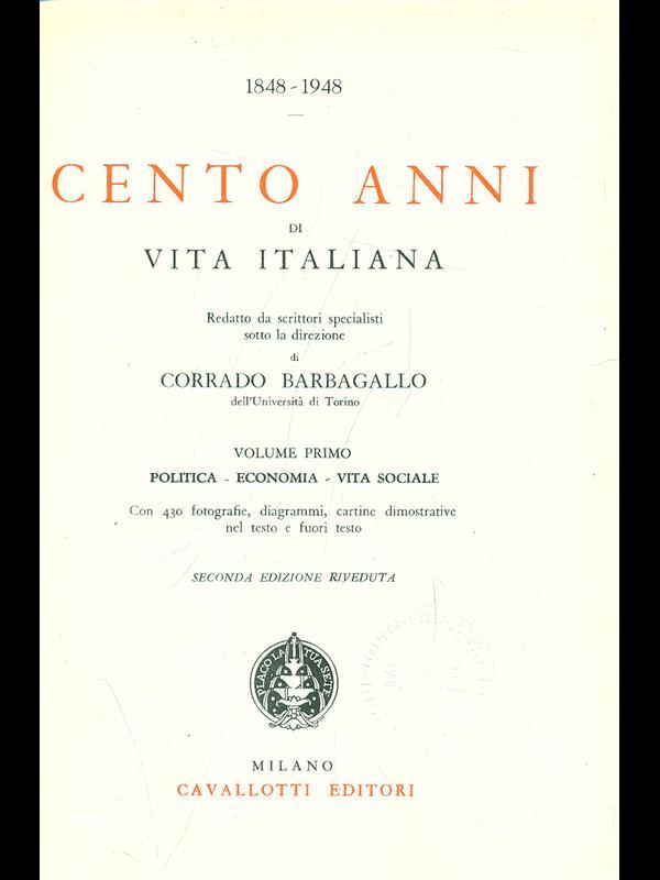 1848-1948. Cento anni di vita italiana