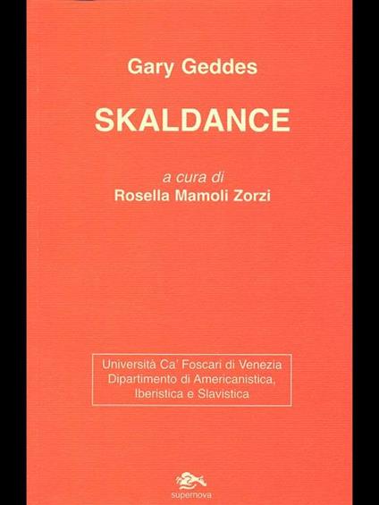 Skaldance - Gary Geddes - copertina