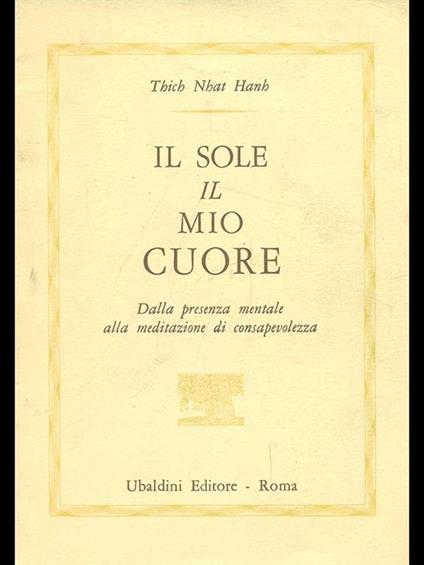 Il sole il mio cuore - Thich Nhat Hanh - copertina