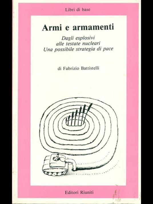 Armi e armamenti - Fabrizio Battistelli - copertina