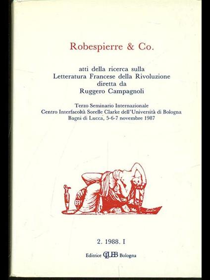 Robespierre & Co - Ruggero Campagnoli - copertina