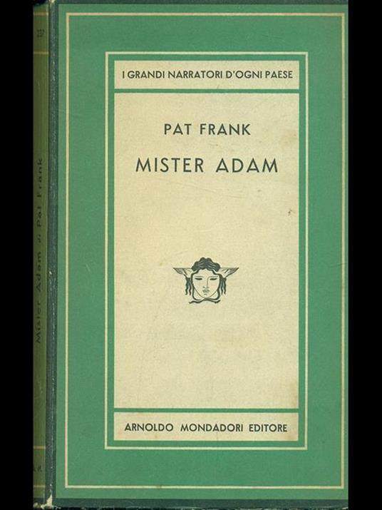 Mister Adam - Pat Frank - copertina