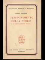 L' insegnamento della storia e l'educazione nuova