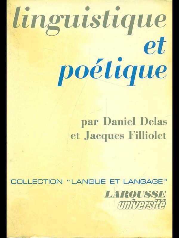 Linguistique et poetique