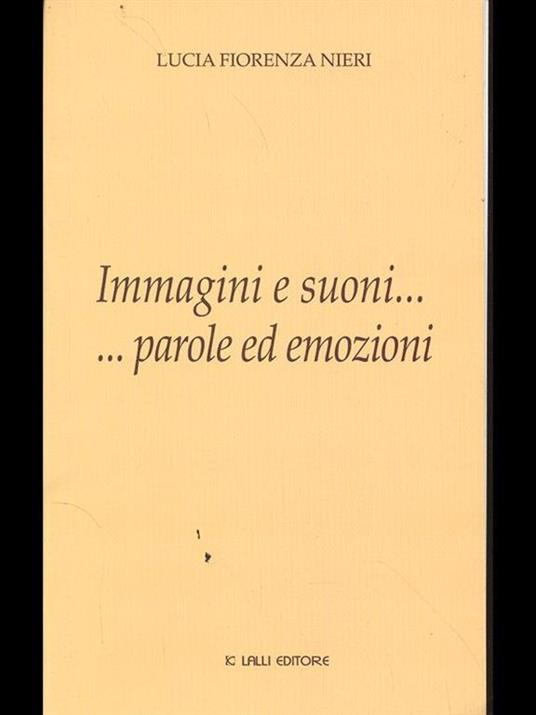 Immagini e suoni... Parole ed emozioni - Lucia Fiorenza Nieri - copertina