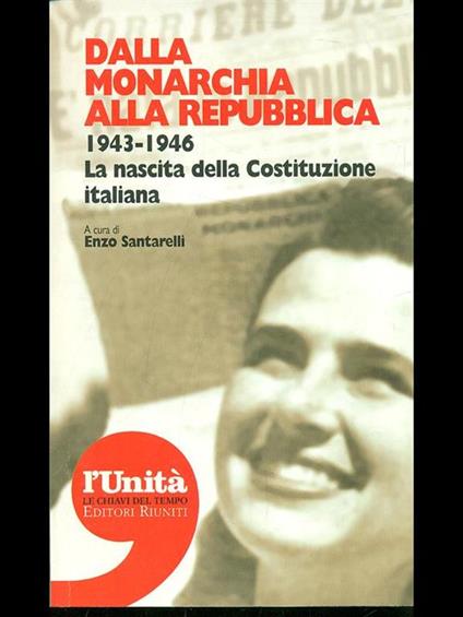Dalla monarchia alla repubblica - Enzo Santarelli - copertina