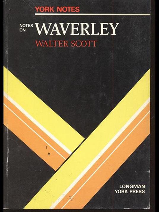 York Notes on Waverley - Walter Scott - copertina