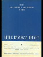 Atti e rassegna tecnica n. 1/gennaio 1953