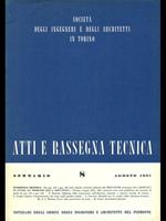 Atti e rassegna tecnica n. 8/agosto 1961