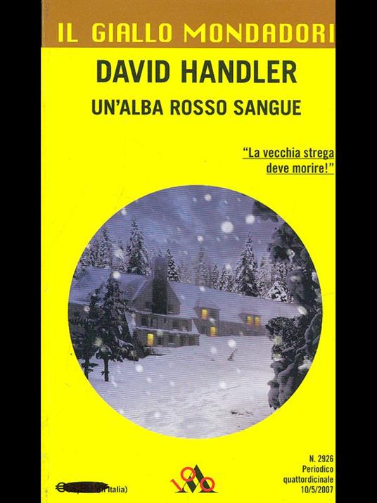 Un'alba rosso sangue - David Handler - copertina