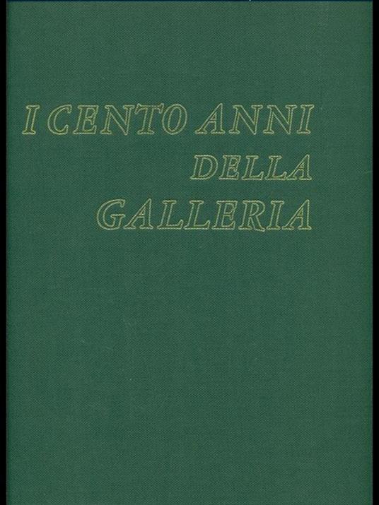 I cento anni della Galleria - copertina