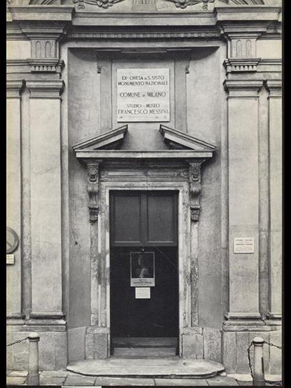 San Sisto a Milano: studio-museo FrancescoMessina - copertina