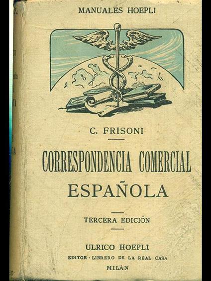 Correspondencia comercial espanola - Gaetano Frisoni - copertina