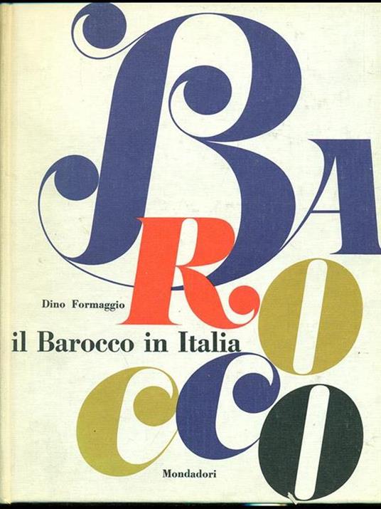 Il barocco in Italia - Dino Formaggio - copertina