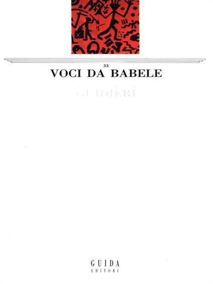 Voci da Babele - Remo Guidieri - copertina