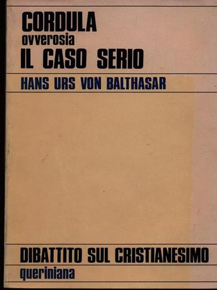Cordula ovverosia il caso Serio - copertina